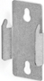 Kenney KN852 Curtain Rod Bracket; Double; Zinc; Silver; Nail Mounting