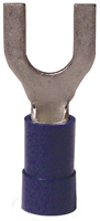 GB 20-114 Spade Terminal, 600 V, 16 to 14 AWG, Vinyl Insulation, Blue