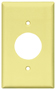 Eaton Wiring Devices 2131V-BOX Standard-Size Single Receptacle Wallplate,