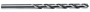 IRWIN 81106 Jobber Drill Bit, 0.204 in Dia, 3-3/4 in OAL, Spiral Flute,