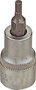 Vulcan 3505002620 Fractional Star Bit Socket, T10 Tip, Chrome