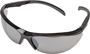 MSA 10083084 Safety Glasses; Anti-Fog Lens; Black Frame