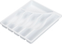 Sterilite 15758006 Cutlery Tray; 11-3/4 in W; 1-7/8 in D; Plastic; White