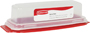 Rubbermaid 3930 Butter Dish, 0.25 lb Capacity, Plastic, Clear, 7.8 in L, 3