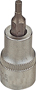 Vulcan 3505012314 Fractional Star Bit Socket, T45 Tip, Chrome