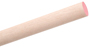 Waddell 6418UB Dowel Rod, 1-1/8 in Dia, 48 in L, Aspen Wood, Pink