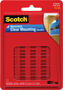 Scotch 859 Mounting Square, 450 g, Polyester, Clear