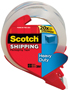 Scotch 3850S-RD Packaging Tape, 38.2 yd L, 1.88 in W, Polypropylene Backing,