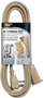 PowerZone OR681509 Single-Ended Extension Cord, SPT-3, Vinyl, Beige, For: