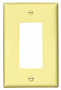 Eaton Wiring Devices PJ26V Decorative Wallplate, 1-Gang, Polycarbonate,