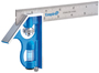 Empire True Blue E255 Combination Square, SAE, Mono Vial, Stainless Steel