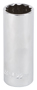 Vulcan MT6528983 Drive Socket, 22 mm Socket, 1/2 in Drive, 12-Point, Chrome