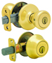 Kwikset 690T3RCLRCSK6BX Knob Lockset, 3 Grade, Keyed Key, Polished Brass,
