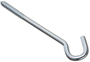 National Hardware 2156BC Series N220-897 Screw Hook, 3/8 in Opening, 8 in L,