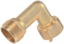 CAMCO 22505 90 deg Hose Elbow, Brass