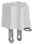 Eaton Wiring Devices 419GY Outlet Adapter with Grounding Lug; 2-Pole; 15 A;