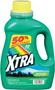 XTRA 41965 Laundry Detergent, 75 oz, Liquid, Mountain Rain
