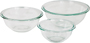 Oneida 81572L11 Mixing Bowl Set, Glass, Clear