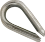 Campbell T7670619 Wire Rope Thimble, 3/16 in Dia Cable, Malleable Iron,