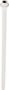 Plumb Pak PP70-1 Sink Supply Tube, 3/8 in Inlet, Polybutylene Tubing, 12 in