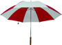 Diamondback TF-06 Umbrella; Nylon Fabric; Red/White Fabric