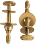 Plumb Pak PP830-49 Bolt Set, Snap-Off, Brass