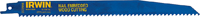 IRWIN 372956 Reciprocating Saw Blade, 6 TPI, Bi-Metal Cutting Edge