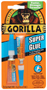 Gorilla 7800109 Super Glue; Liquid; Irritating; Straw/White Water; 3 g Tube