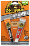 Gorilla 4330101 Steel Bond Epoxy, Black/Off-White, Liquid, 1 oz Tube