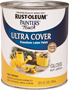 RUST-OLEUM PAINTER'S Touch 1945502 Brush-On Paint, Gloss, Sun Yellow, 1 qt