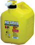 No-Spill 1457 Diesel Gas Can, 5 gal, Plastic, Yellow