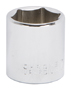 Vulcan MT6495428 Drive Socket, 7/8 in Socket, 3/8 in Drive, 6-Point, Chrome