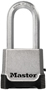 Master Lock Magnum Series M176XDLH Padlock, 3/8 in Dia Shackle, 2 in H