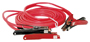 CCI Road Power 08666-00-04 Booster Cable; 4 AWG Wire; Clamp; Red Sheath