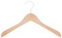 Simple Spaces HEA00045G Coat Hanger; 17.25 in OAL; 10 in OAW; Natural