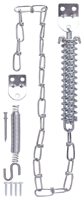 ProSource 15001-U-PS Door Stop Chain Kit, 15-1/2 in L, Steel, Zinc, Steel