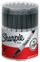 Sharpie 35010 Permanent Marker; Fine Lead/Tip; Black Lead/Tip