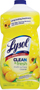 Lysol 1920078626 All-Purpose Cleaner, 40 oz Bottle, Liquid, Fresh Lemon,