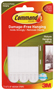 Command 17201 Picture Hanging Strip, 3/64 in Thick, Paper Backing, White, 3