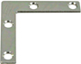 National Hardware 117BC Series N266-486 Corner Brace, 2 in L, 3/8 in W, 2 in