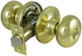 ProSource TF710V-PS Privacy Door Knob Lockset; Steel; Polished Brass