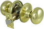 ProSource TF730V-PS Door Knob; Metal; Polished Brass