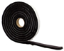 M-D 06577 Premium Weatherstrip Tape, 1/2 in W, 10 ft L, Rubber, Black