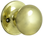 ProSource TF740V-PS Dummy Door Knob, Metal, Polished Brass