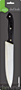 FLP 8239 Chef's Knife; Stainless Steel Blade; Black Handle