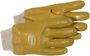 BOSS 930L Protective Gloves; L; Knit Wrist Cuff; PVC Glove; Brown