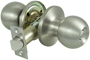 ProSource T3P10V-PS Privacy Door Knob Lockset; Solid Steel