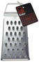 CHEF CRAFT 21387 Grater, Plastic/Stainless Steel, White