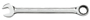 GearWrench 9016D Combination Wrench, 1/2 in Head, 12-Point, Steel, Chrome