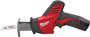 Milwaukee 2420-21 Reciprocating Saw Kit; Battery Included; 12 V; 1.4 Ah; 1/2